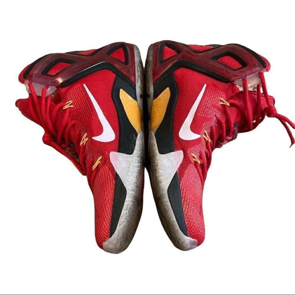 Nike | Nike LeBron xii 12 Elite University Red Team Sneakers | 10 - Picture 4 of 6